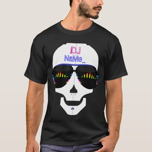 スカルDj Tシャツ (正面)