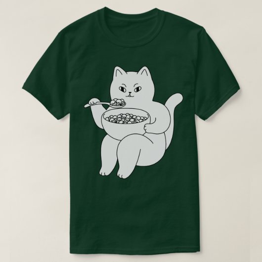 スカルfor Breakfast Tシャツ (デザイン正面)