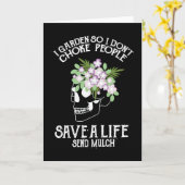 スカルIガーデンだから私は人々の人生を救窒息させない カード (黄色い花)