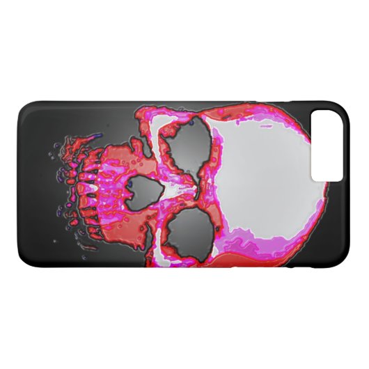 スカルiPhone 7ケース Case-Mate iPhoneケース (裏面(横))