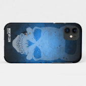 スカルKettlebell -青限定版 Case-Mate iPhoneケース (裏面(横))