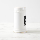 スカルNクロスボーンズ海賊用ビールスタイン ビールジョッキ (中央)