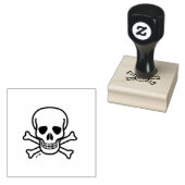 スカルnボーンズのスタンプ ラバースタンプ (押印)