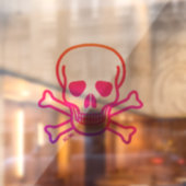 スカルNボーンズのネオン窓バックスティック ウィンドウサイン (シート2)