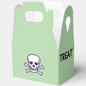 スカルNボーンズトリックグリーン切妻用箱を扱う フェイバーボックス (見開き)