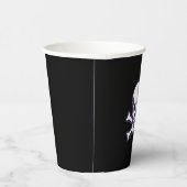 スカルnボーンズブラック紙カップ 紙コップ (右)