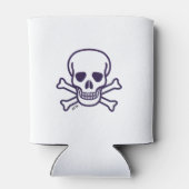 スカルnボーンズホワイトカンクーラー2側 缶クーラー (裏面)