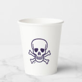スカルnボーンズ紙カップ 紙コップ (正面)