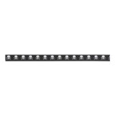 スカルnボーンズ黒のリボンスプール グログランリボン (正面)