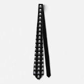 スカルnボーンズ黒ネクタイ ネクタイ (正面)