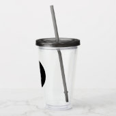 スカルnボーンズ黒煙アクリルタンブラー アクリルタンブラー (左)