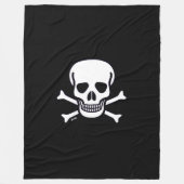 スカルnボーンフリースブランケット フリースブランケット (正面)