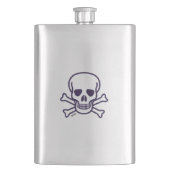 スカルn骨ステンレス鋼フラスコ フラスク (正面)