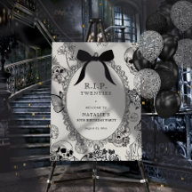 スカルRIP 20代30歳の誕生日ウェルカムサイン