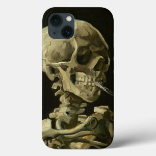 スカルwithシガレットヴァンゴッホ iPhone 13ケース