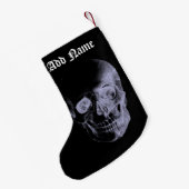 スカルX線 スモールクリスマスストッキング (裏面 (吊り時))