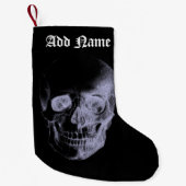 スカルX線 スモールクリスマスストッキング (正面)