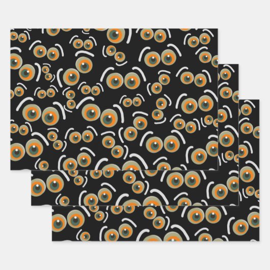 スカレディキャットハロウィーンブアイズこうもり ラッピングペーパーシート (セット)