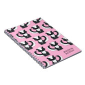 スカンキッドのかわいいウッドランド動物 ノートブック (右側)