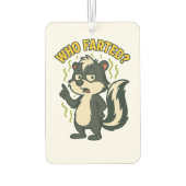 スカンクおもしろい誰が養殖した? カーエアーフレッシュナー (裏面)