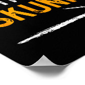 スカンクと一緒 ハロウィンお揃いカップル面白コスプレ ポスター (角)