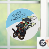 スカンクのクリスマス!そり ウィンドウサイン (ホーム)