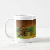 スカンクのスプレー コーヒーマグカップ (左)