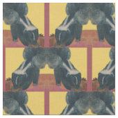 スカンクのプリント ファブリック (クローズアップ)