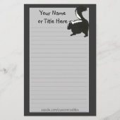 スカンクの文房具 便箋 (正面)