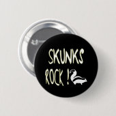 スカンクの石! ボタン 缶バッジ (正面&裏面)