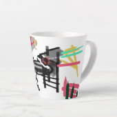 スカンクの秋 カフェラテマグ (右アングル)