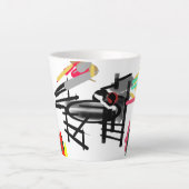 スカンクの秋 カフェラテマグ (正面)