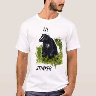 スカンクのLilの鼻摘みもの夜ワイシャツ Tシャツ