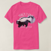 スカンクウィスパーI Love Skunks]ギフトおもしろいスカンク Tシャツ (デザイン正面)