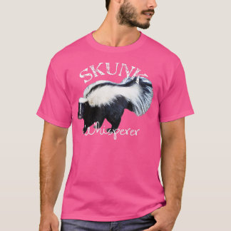 スカンクウィスパーI Love Skunks]ギフトおもしろいスカンク Tシャツ