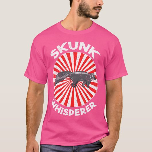 スカンクウィスペおもしろいラーズーキーパーアイディアスカンク Tシャツ (正面)