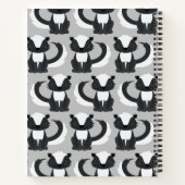 スカンクキッドのキュートな森の動物 ノートブック (裏面)