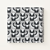 スカンクキッドのキュートな森の動物 ノートブック (裏面)