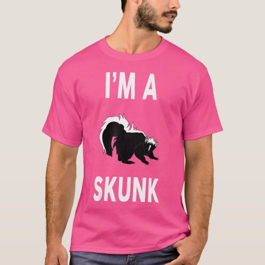 スカンクスクンクおもしろいだ Tシャツ (正面)