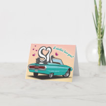 スカンクバレンタインデーのカード