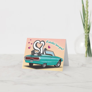 スカンクバレンタインデーのカード シーズンカード