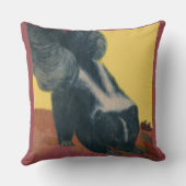 スカンクプリント クッション (裏面)