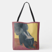 スカンクプリント トートバッグ (裏面)