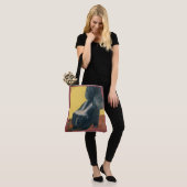 スカンクプリント トートバッグ (モデル)