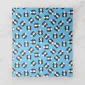 スカンクベビーシャワーブルー プレイスカード (内部開封)