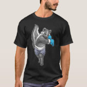 スカンクボクサーボクシング手袋ボクシング Tシャツ (正面)