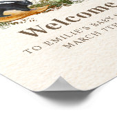 スカンクリトルスティンカーガールベビーシャワーフローラ ポスター (角)