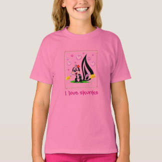 スカンク大好き Tシャツ