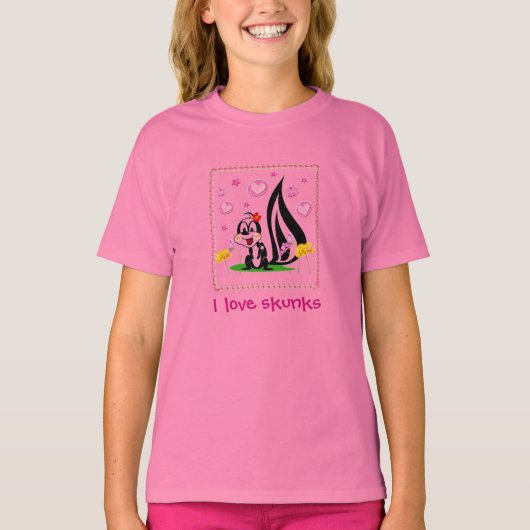 スカンク大好き Tシャツ (正面)