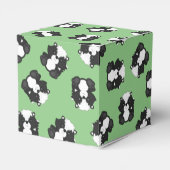 スカンク赤ちゃんシャワーグリーン フェイバーボックス (裏面サイド)